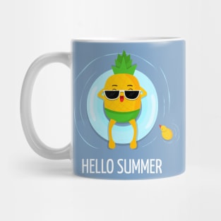 Hello Summer Pineapple Mug
